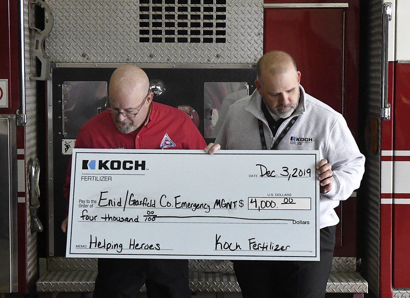 Koch Fertilizer Donates Thousands to Area Emergency Responders